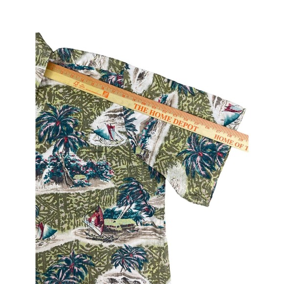 phil edwards‎ reyn spooner xl Hawaiian Cotton Button Up Shirt - Picture 4 of 6